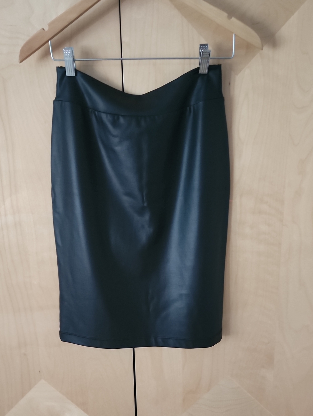Clara Sunwoo Faux Leather Pencil Skirt Sz Small